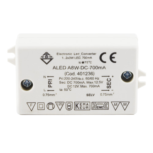 LED Driver (Constant Current) White 8W 700mA Series