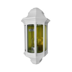 Lantern Small Outdoor Garden Wall Light 240V 60W White