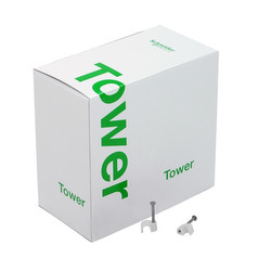 Cable Clip Round White 6mm