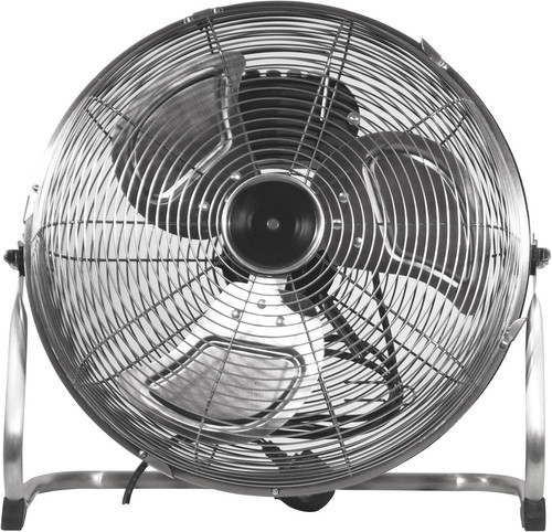 High Velocity Air Circulator Cooling Floor Fan Chrome 14'' (35 cm)