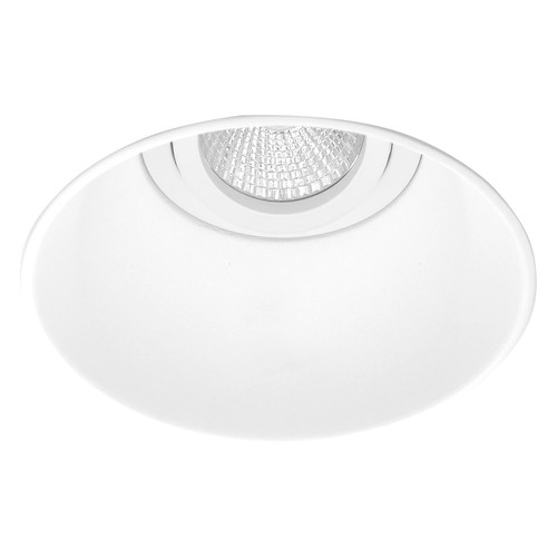 Plaster Round Adjustable Trimless Single Downlight GU10 240V White 50W