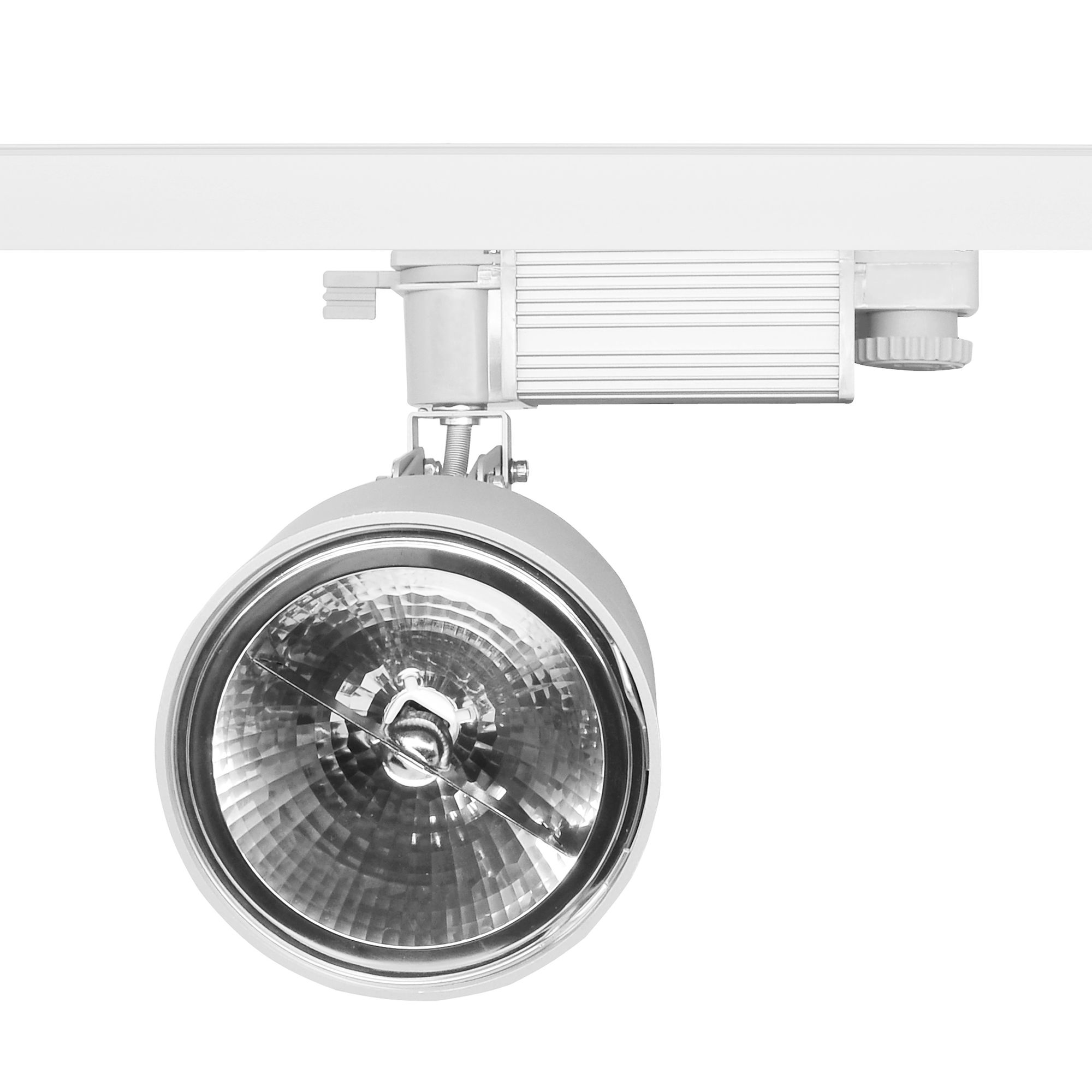 Heat Sink Track Light AR111 240V 50W White | Mr Resistor Lighting