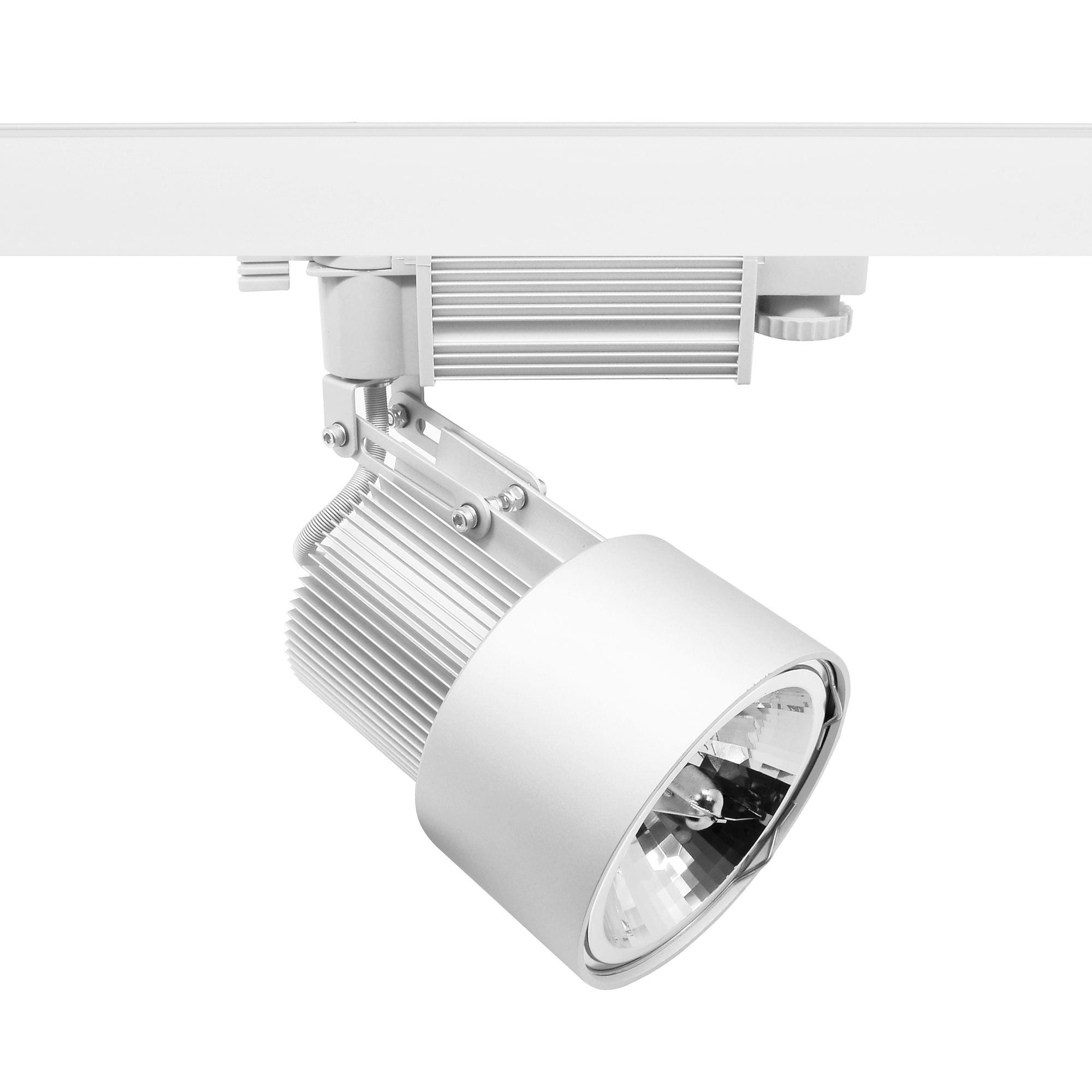 Heat Sink Track Light AR111 240V 50W White | Mr Resistor Lighting