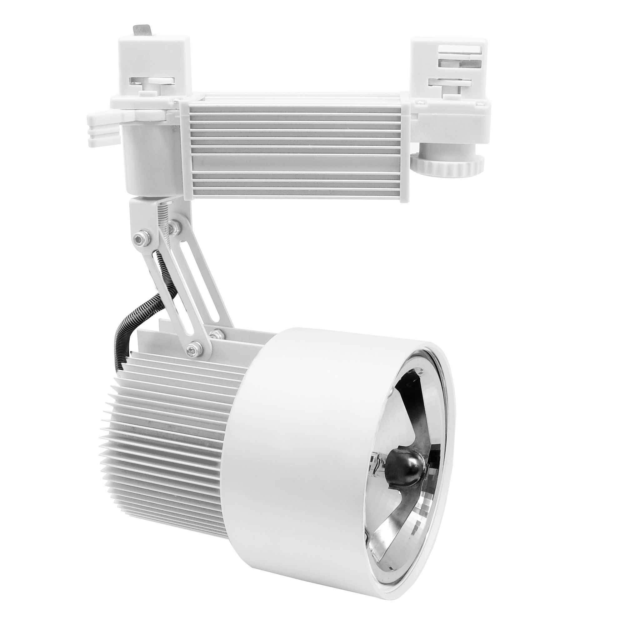 Heat Sink Track Light AR111 240V 50W White | Mr Resistor Lighting
