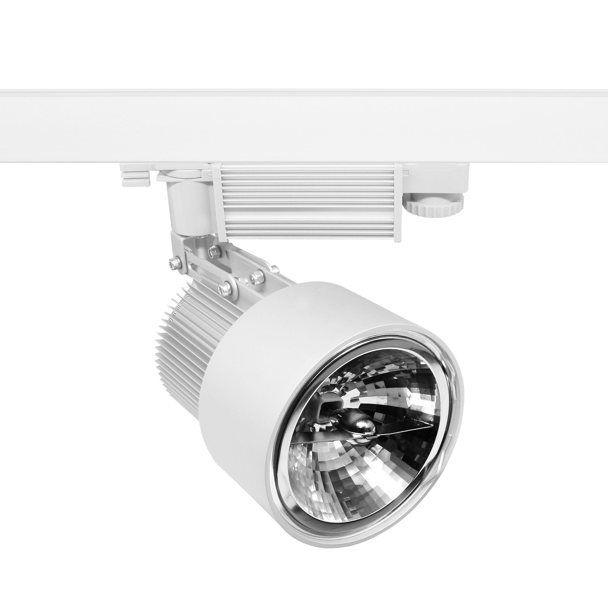 Heat Sink Track Light AR111 240V 50W White | Mr Resistor Lighting