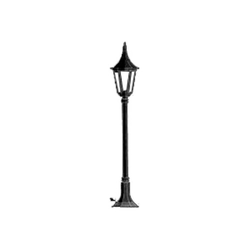 Lantern Lamp Post Short 240V 60W Black