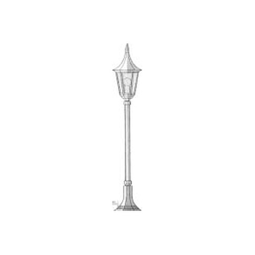 Lantern Lamp Post Short 240V 60W White
