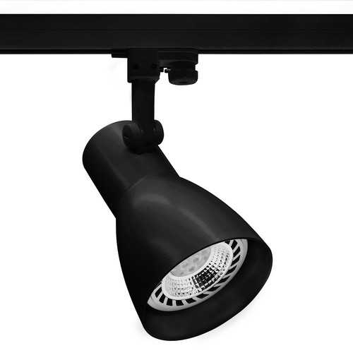Big Nose PAR25 Three Circuit Track Spotlight 240V 100W Black