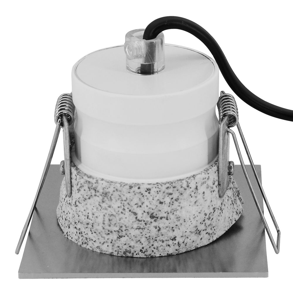 Blaze Square Fire Rated Fixed LED Downlight Warm White (2700K) 7W (=75W) White — view 2
