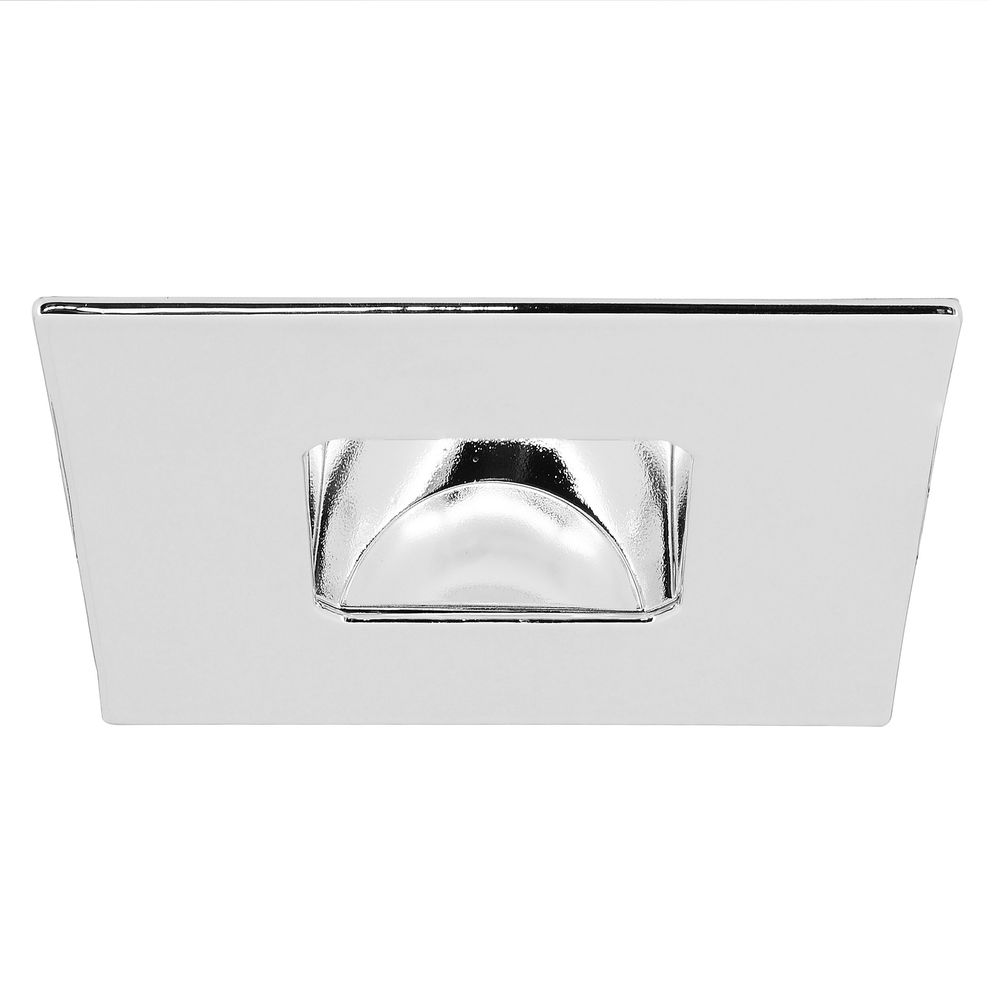 Blaze Square Fire Rated Fixed LED Downlight Warm White (2700K) 7W (=75W) Chrome — view 1