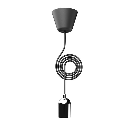 Funk Pendant 25W Black / Chrome