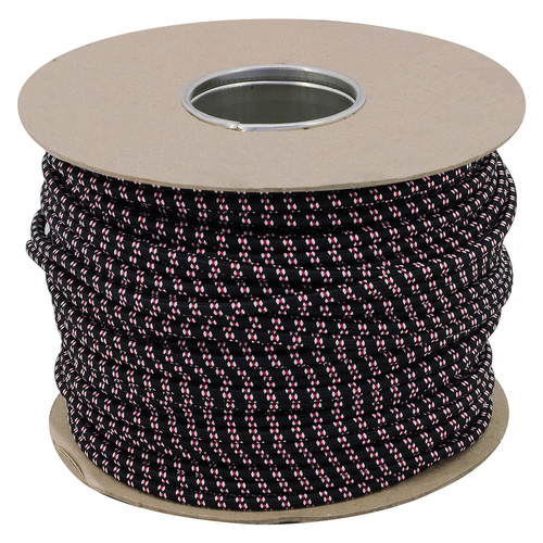 Braided Cloth Round Flex 3 Core Cable 100M 0.75mm² Black / Red White