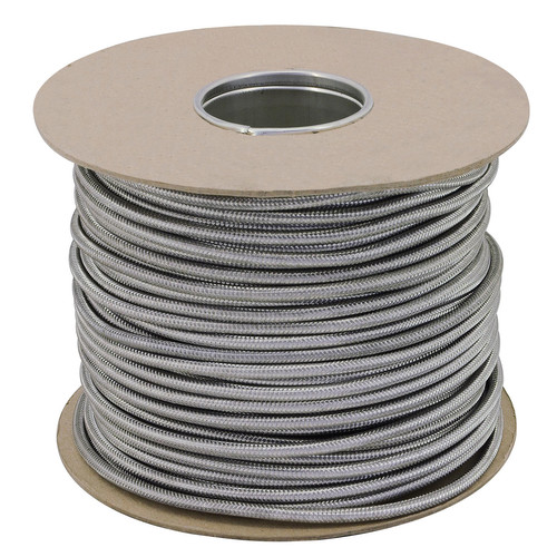 Braided Stainless Steel 3 Core Round Flex Cable 100M 0.75mm² Stainless Steel