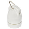 Pig Ceramic Lampholder Grey ES / E27