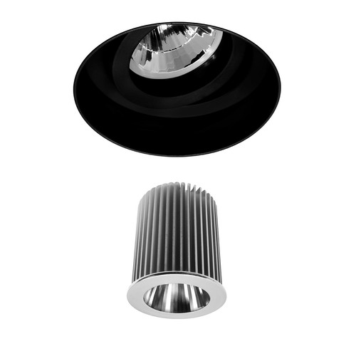 Trimless Round Adjustable Downlight Module LED Warm White (2700K) 10W (=100W) 45°
