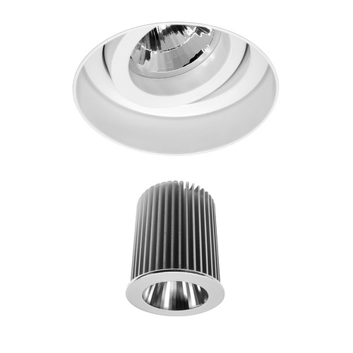 Trimless Round Fire Rated Adjustable Downlight Module LED Warm White (2700K) 10W (=100W) 45°