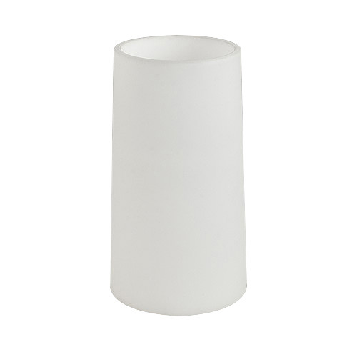 Cone 195 Glass Shade White 195x113mm