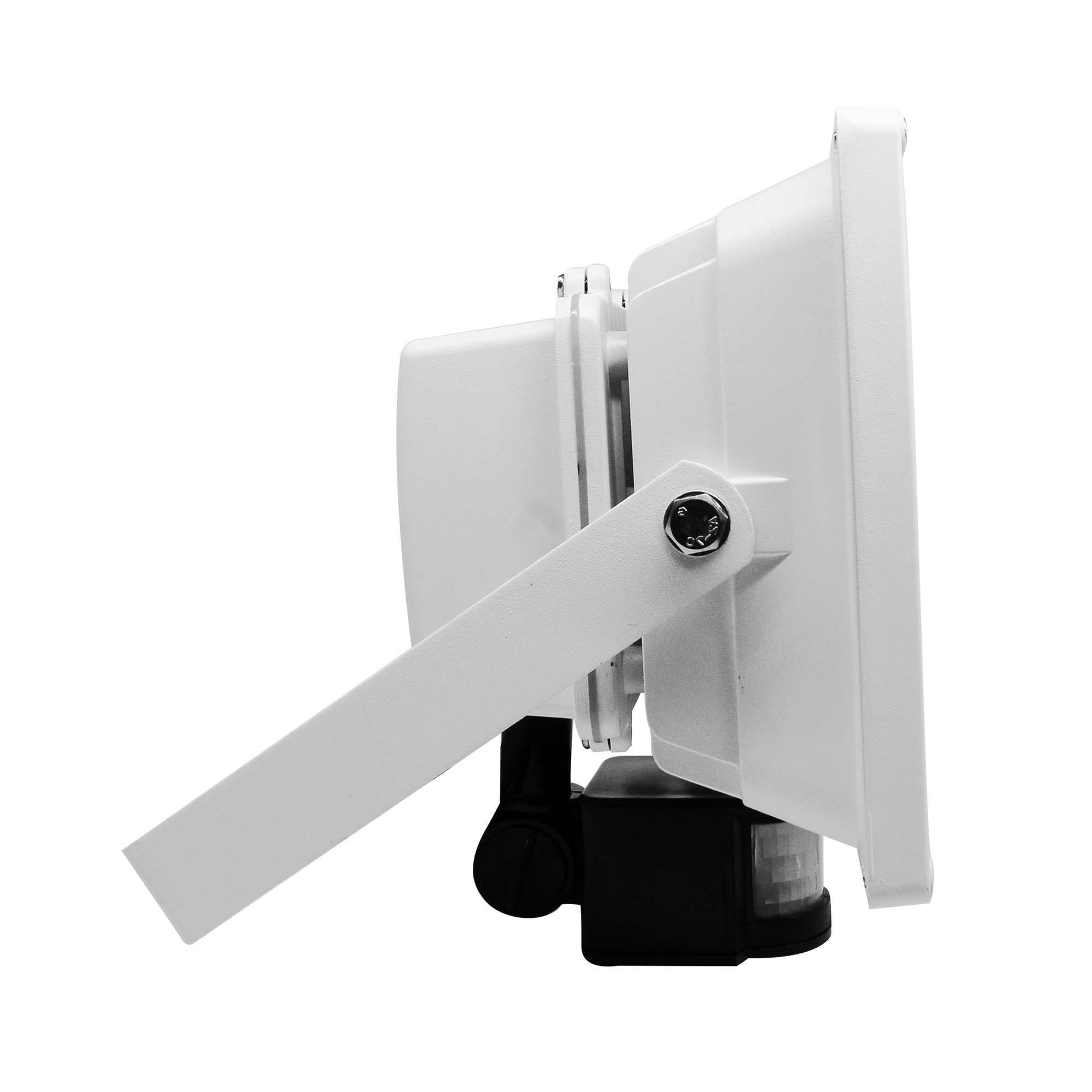 COMPACT TOUGH FLOODLIGHT WITH PIR OVERRIDE IP64 2700LM 30W 3000K 110B NON-DIMM 90LM/W - WHITE