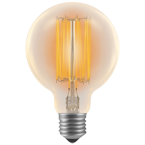 Antique Carbon Filament Lamp Globe Squirrel Cage G80 35mm ES / E27 60W