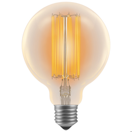 Antique Carbon Filament Lamp Globe Squirrel Cage G95 95mm ES / E27 60W