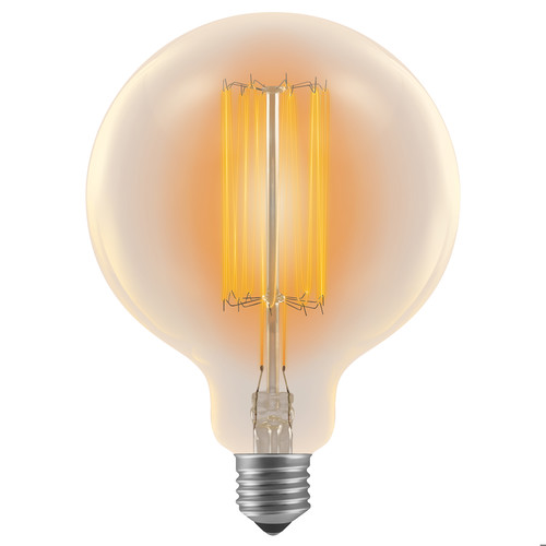 Antique Carbon Filament Lamp Globe Squirrel Cage G125 125mm ES / E27 60W