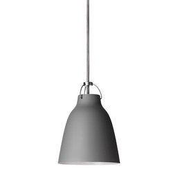 Caravaggio P1 Pendant Light 42W Matt Dark Grey