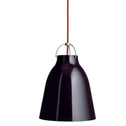 Caravaggio P2 Pendant Light 100W Black