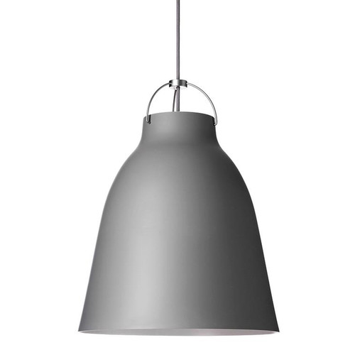 Caravaggio P3 Pendant Light 150W Matt Dark Grey