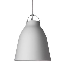 Caravaggio P3 Pendant Light 150W Matt Light Grey
