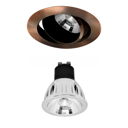 Elegant Adjustable LED Reality Retro GU10 Warm White (3000K) 5W (=50W) 60°