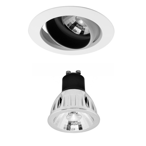 Elegant Adjustable Downlight LED Reality Retro GU10 Warm White (3000K) 5W (=50W) 60°