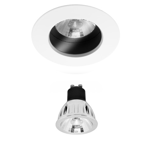 Elegant Fixed Fire-Rated Downlight IP54 LED Reality Retro GU10 Warm White (3000K) 5W (=50W) 60°