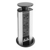 Pop-Up Socket - With USB 240V 13A Black