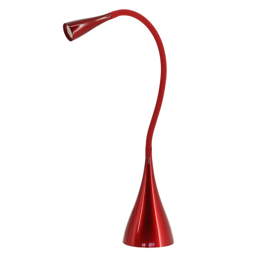 LED Dimmable Table Lamp 240V Red 3.5W