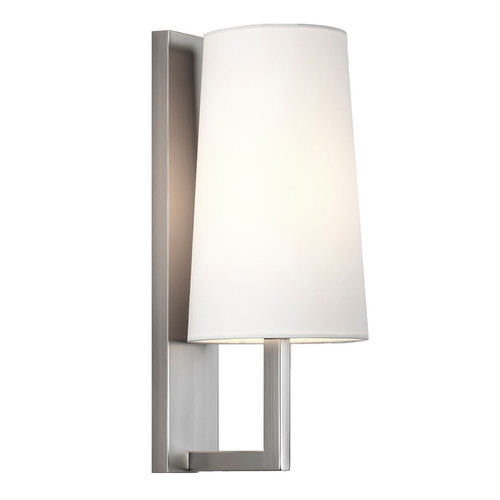 Riva 350 Bathroom Wall Light 240V Matt Nickel 60W