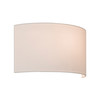 Semi Drum 320 Wall Light Shade White 170x320x118mm
