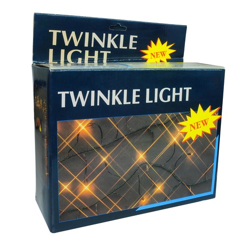 Twinkle Light 10m (With Controller), 192 4mm Lights, Outdoor/Indoor, 24V White Black