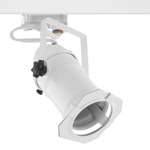 GU10 Theatre Three Circuit Track Light 240V 50W White