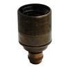 Lampholder Threaded Skirt + Cord Grip Antique Brass ES / E27