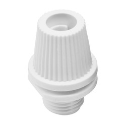 Cord Grip Adapter Symmetrical Male 10mm White 10mm