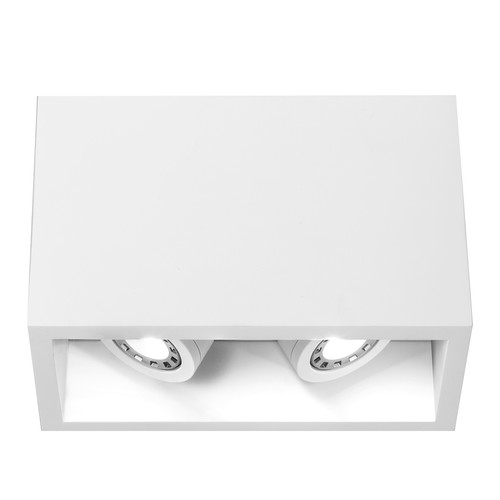 Osca 140 LED Square Twin 240V (5684) 2 x 6W White