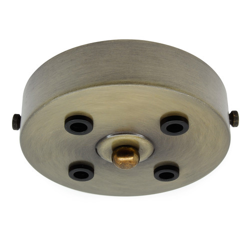 Four Way Ceiling Rose Antique Brass 100mm