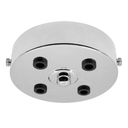 Four Way Ceiling Rose Polished Nickel 100mm