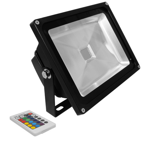LED Floodlight RGB 30W Black