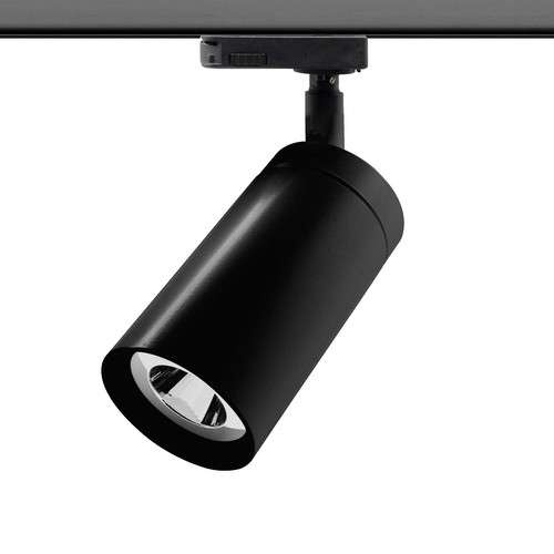 Tube Track Light GU10 Three Circuit 240V 35W Black