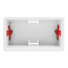 Double Plate Plasterboard Back Box Plastic 46mm