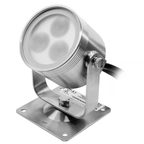 LED RGB Spotlight 9.8W Stainless Steal