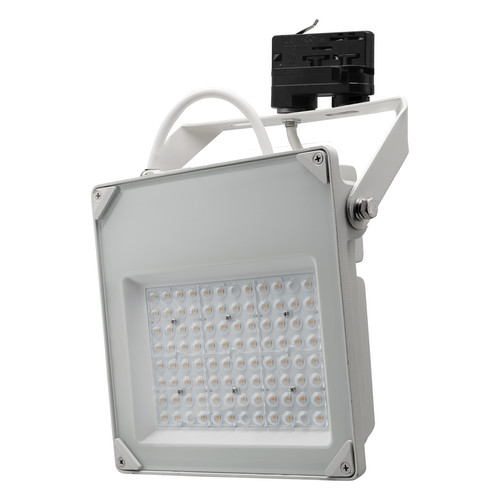 LED White High Brightness Three Circuit Track Floodlight 240V 50W 3000K Warm White