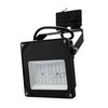 LED Black High Brightness Three Circuit Track Floodlight 240V 30W 3000K Warm White
