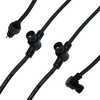 Hood 10m Cable 6 Point 12V Black